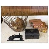 Basket, Tresure Box, Books & Decor