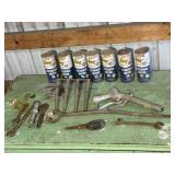 Tools & Sunoco Oil Cans