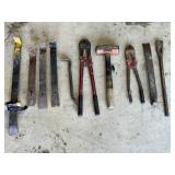Sledge Hammer - Bolt Cutters - Pry Bars