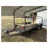 12 ft dual axel trailer