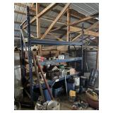 Industrial Rack & contents