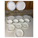 Corelle Vintage White Plates & Bowls