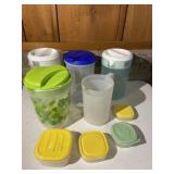 5 Plastic Pitchers & Storage Containers