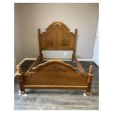 Nice Solid Wood Bed Frame & Headboard