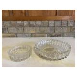 Crystal & Glass Bowl and Ashtray