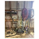 Shovels - Hoses - post hole digger - etc