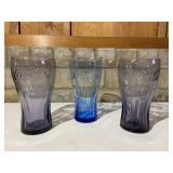 Coca Cola Drinking Glasses Set of 3