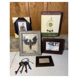 Metal Keys Windchime & Picture Frames