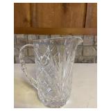 Vintage Clear Crystal Pitcher
