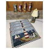 Lighthouse Lamp Placemats & Home Decor