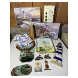 Large Group of Lighthouse Home Decor