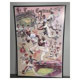 Framed St. Louis Cardinals "History of the Game"