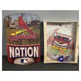 St. Louis Cardinals Clock & Plaque