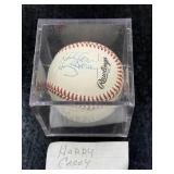 Harry Caray "Holy Cow" Autographed Baseball