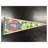 Chicago Cubs Wrigley Field 75 Yrs Pennant