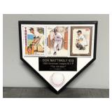 Don Mattingly Cards Mounted on Base New York