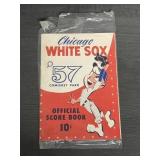 1957 Chicago White Sox Scorebook