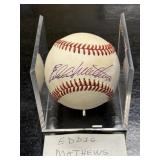 Eddie Matthews Autographed Baseball