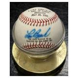 Lou Brock Autographed Baseball