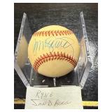 Ryan Sandberg Autographed Baseball