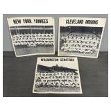 Yankees - Senators - Indians Team Photos