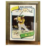 1980 Topps Rickey Henderson Rookie Card #482