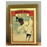 1972 Willie Mays In Action Topps Card