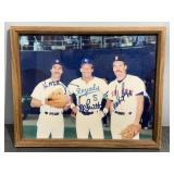 Autographed Mattingly - Brett - Boggs Photo