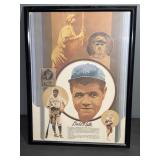 Babe Ruth Commemorative Framed Poster