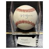 Mark Grace Autographed Baseball