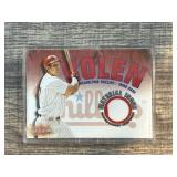 Scott Rolen Game Worn 2001 Fleer Card