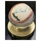Lou Brock Autographed Baseball