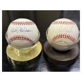 Lou Brock & Bob Gibson Autographed Baseball