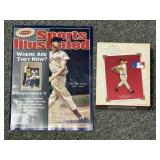 Ted Williams Ornament & SI magazine