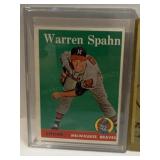 1958 Topps #270 Warren Spahn card