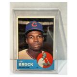 1963 Lou Brock Topps Card