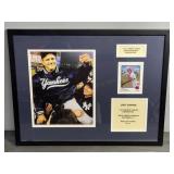 Joe Torre Autographed Card & Commemorative F