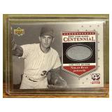 Rare 2001 Upper Deck Game Worn Nolan Ryan Card