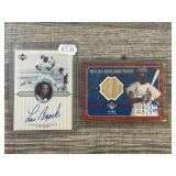 Autographed & Game Used Lou Brock Cards