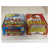 1990 & 91 Fleer Unopened Wax Pack Boxes