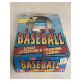 1990 Fleer Unopened Wax Pack Box