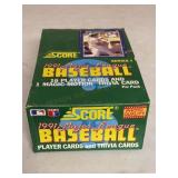 1991 Score Unopened Wax Pack Box