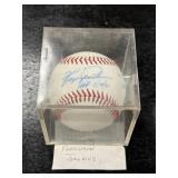 71 Cy Young Ferguson Jenkins Autograph Baseball
