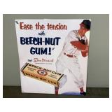 Metal repro Stan Musial Beech Nut Ad St. Louis