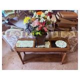 Glass Top Sofa Table