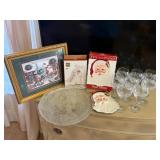 Christmas Decor & Glasses