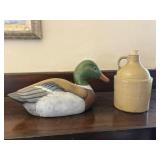Mallard Duck & Whiskey Jug