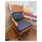 Wood Glider Rocking Chair