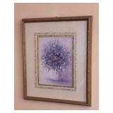 Framed Floral Artwork