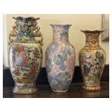 (3) Decorative Vases